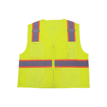 Gilet de sécurité réfléchissant avec norme de classe 2